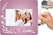 Lifeway Design Custom Insert Photo Mouse Pad, Personalized Picture Frame Mousepad, Holds Customizable 4x6 Photo Insert, Made in USA, Premium Quality, Idea, 7.5x8 inch Pad (Flowers)
