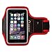 Gear Beast Sport Gym Running Armband with Key Holder and Reflective Safety Band for iPhone 6s, 6, Galaxy S7, S6, S6 Edge, S5, Motorola Moto G, Moto E, Moto X, Droid Maxx, Droid Turbo, Other