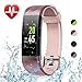 Letsfit Fitness Tracker Color Screen HR, Heart Rate Monitor Watch, IP68 Waterproof Activity Tracker, Step Counter, Bluetooth Sleep Monitor, 14 Sport Modes, Pedometer Watch for Men Women Kids