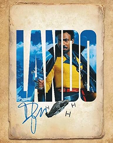 Amazon 直筆サイン入り写真 ハンソロ スターウォーズ ストーリー Solo A Star Wars Story ランドカルリジアン ドナルド グローヴァー 映画 ブロマイド オートグラフ 証明書 Coa 保証書付き アイドル 芸能人グッズ 通販