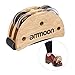 ammoon Elliptical Cajon Box Drum Companion Accessory Foot Jingle Tambourine for Hand Percussion Instruments Burlywood