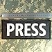 Press Big XL 10x4 inch Vest Tactical Embroidered Nylon Touch Fastener Patch