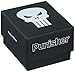 Marvel Comics Unisex Punisher Skull Stainless Steel Cufflinks