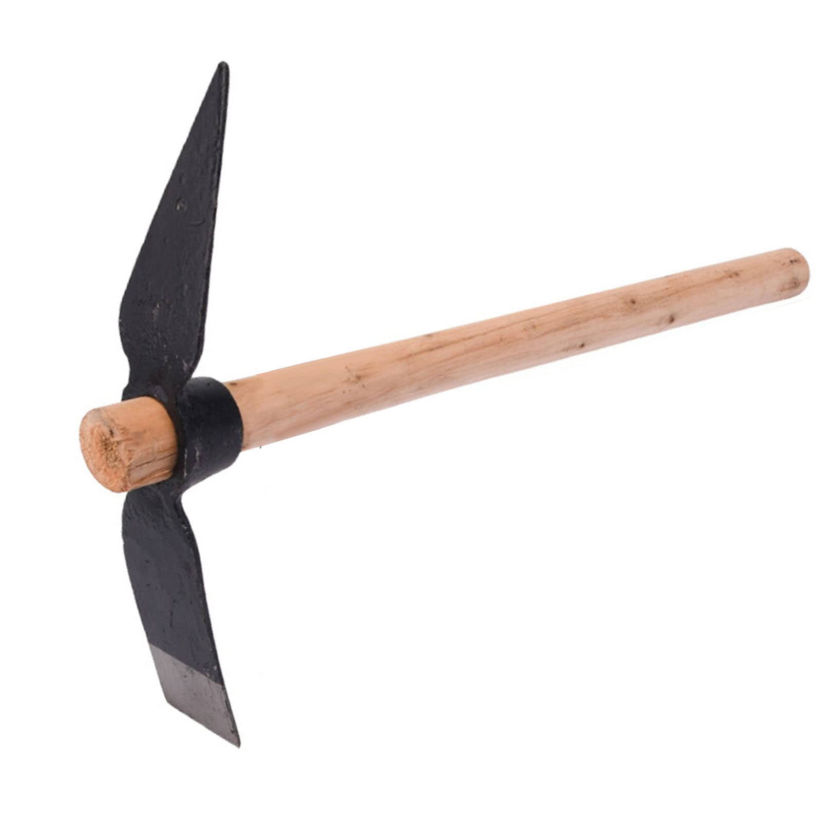 Qcwwy Garden Pick Axe,Pickaxe for Loosening Soil Archaeological Projects And Cultivating Vegetable Gardens And Flower Beds Cutter Steelhead with Handle