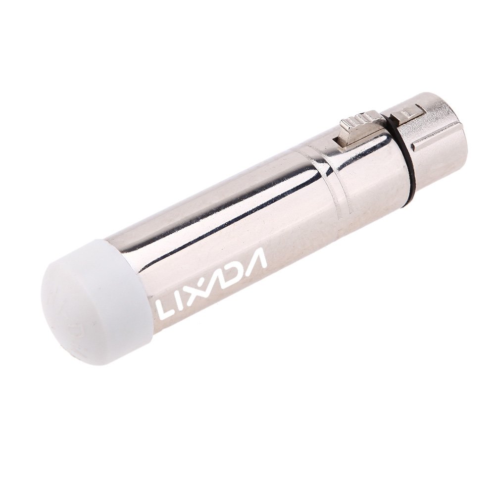 Lixada 2.4G DMX512 Dfi Wireless Female XLR Receiver LED Lighting for Stage PAR Party Light Lighting Control Silver