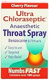 Ultra 15ml Chloraseptic Anaesthetic Throat Spray Blackcurrant Flavour