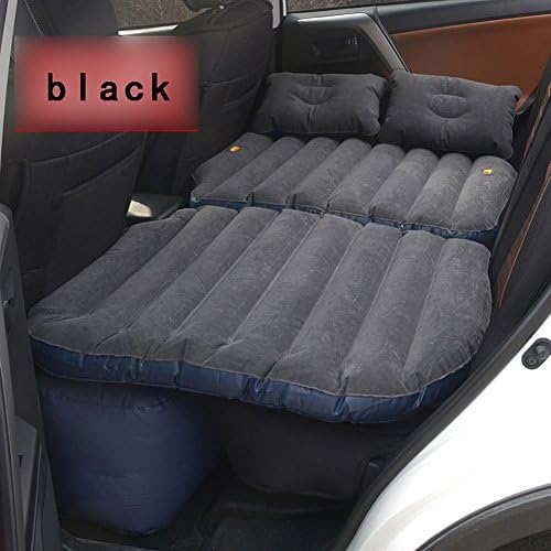 Inflatable bed ZCJB Split Can Sit And Lie Car Car Rear Row Children's Travel Bed Sex Bed Car SUV Sleeping Mat (Color : Black)