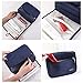 Hanging Toiletry Bag,Portable Travel Cosmetic Bag by EVATECH Waterproof Makeup Bag Organizer Women and Men Shaving Kit for Camping Vacation Travel Accessories with Study Hook (Navy)