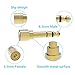 NORTHERN BROTHERS Stereo Audio Headphone Jack Adapter 3-Conductor TRS AUX Plug 1/4-inch (6.3mm) Male to 1/8-inch (3.5mm) Female, 2PCS