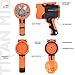 Rugged Camp Titan M10 Rechargeable Spotlight 10W LED - High Powered Spot Light - Built in Stand & Phone Charger - Perfect for Camping, Hiking, Emergencies & Outdoors - Charging Cables