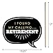 Big Dot of Happiness Funny Happy Retirement - Retirement Party Photo Booth Props Kit - 10 Piece