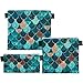 Artovida Artists Collective Reusable Lunch Baggies | Snack and Sandwich Bags with Zipper - Improved Dual Layer Design by Monika Strigel (Germany) Really Mermaid