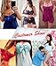 Avidlove Women Lingerie Blue Lace Babydoll Lingerie Halter Nighties Nightgown