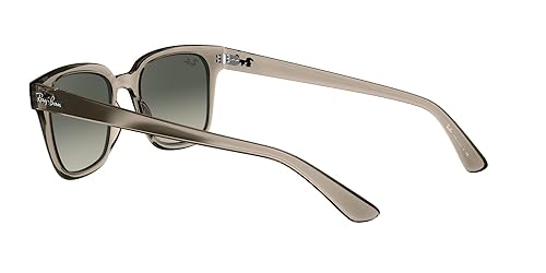 Ray-Ban Unisex Rb4323 Square Sunglasses, Transparent Grey/Light