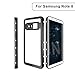EFFUN Samsung Galaxy Note 8 Waterproof Case, IP68 Certified Waterproof Underwater Cover Dust/Snow/Shock Proof Case with Phone Stand, PH Test Paper and Floating for Strap for Samsung Note 8 White