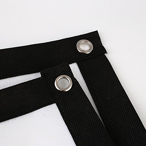Cewaal Folding Projector Curtain, 4:3 60" Indoor Outdoor Film Theater Movie Projection Screen Curtain Projector Matte White - Thumbnail 2