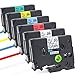 Fimax Compatible Label Tape Replacement for Brother tze-131 tze-231 tze-431 tze-531 tze-631 tze-731 Laminated TZ Tape 12mm 0.47 for P-Touch PT-D210 PTH110 PTD600 Label Maker 6-Pack