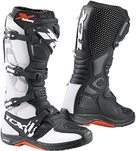 TCX 9671 Mens X-Helium Michelin Off-Road Motorcycle Boots - White Size Eu 43/Us 9