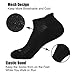 LITERRA Mens 6 Pack Running No Show Socks Cushion Athletic Low Cut Sports Tab Sock