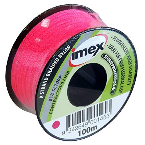 Imex 100m 8 Braid Pink Stringline