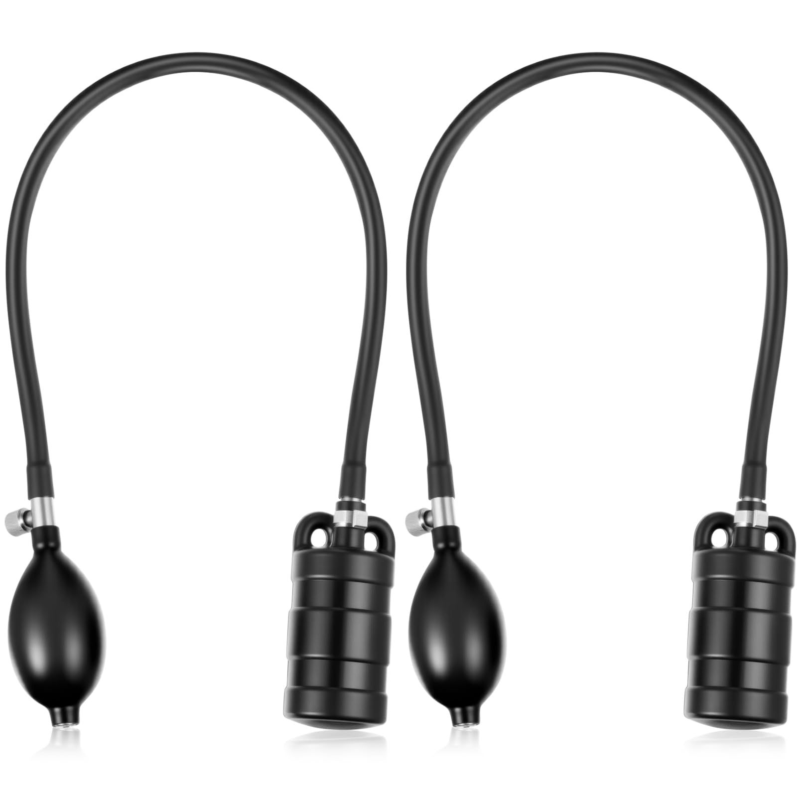 Photo 1 of Glooglitter 2 Sets 2 Inch Sewer Test Plug with Hand Pump, Inflatable Pipe Plug Balloon Plumbing for Toilet & Shower Drain