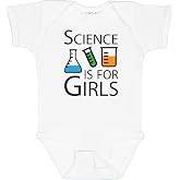 inktastic Science Is for Girls Baby Bodysuit