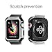 Spigen Tough Armor [2nd Generation] Designed for Apple Watch Case for 38mm Series 3 / Series 2 / Series 1 - Silver