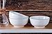 AnBnCn Ceramic White Cereal Bowls - 24 OZ Lightweight & Durable Bowl Sets 4 - Dishwasher & Microwave Safe - for,Rice,Snack Bowls