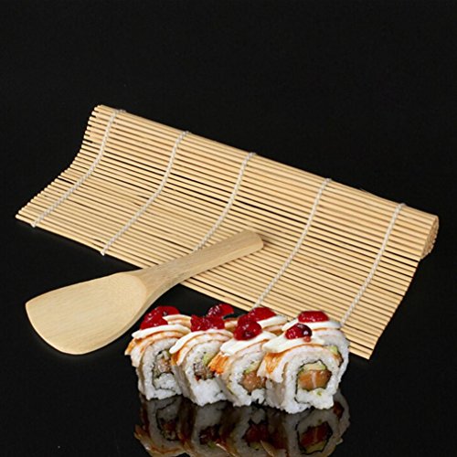 Sushi Maker Kit DZT1968 New Rice Roll Mold Kitchen DIY Mould Roller Mat Rice Paddle Set