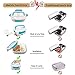 Electric Heating Lunch Box Food Storage Warmer Food Heater Portable Lunch Containers Warming Bento for Home Food Grade Material (Not for Car)