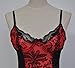 Moonight Retro Underwire Chemise Bustier Sexy Lingerie Set with Gstring & Garters Red