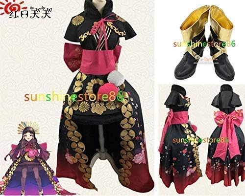 Amazon 帽子 ブーツ靴付きfgo Fate Grand Order 茶々 コスプレ衣装 コスプレ衣装 コスプレ 仮装 通販