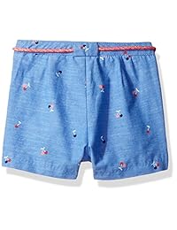 Tommy Hilfiger Short tejido con cinturón para niñas
