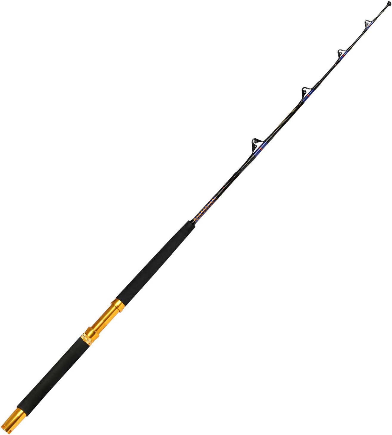 Fiblink 1Piece Conventional Boat Rod Saltwater Offshore Graphite