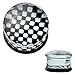 BodyJ4You Glass Saddle Plugs Kit Optical Illusions Set 2G-16mm (6 Pieces)