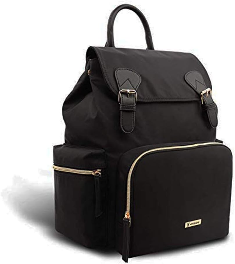 Vogshow Waterproof Diaper Backpack, Multifunction Stylish Nappy Bag for