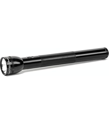 Maglite Heavy-Duty Incandescent 3-Cell D Flashlight, Red - Basic