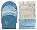 Martha Stewart Crafts 44-10222 Tissue Pom-Pom Kit, Light Pansy Flowers, Blue