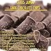 Gerbs Jumbo Chunk Dark Chocolate Chips, 64 ounce re-closeable bag (semi-sweet), Top 14 Food Allergen Free & NON GMO, Product of Canada