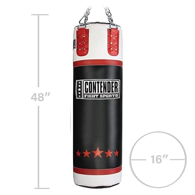 Contender Fight Sports Leather Boxing Punching Heavy Bag Filled