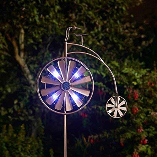 Garden Mile® Various Decorative Solar Powered Light Up Garden Wind