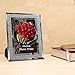 Calenzana 4x6 Picture Frame Sparkle Glass Photo Frames Set for Tabletop, 2 Pack