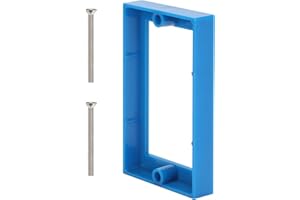 XGGYA Single Gang Receptacle Outlet Box Extenders 1/2",Include 2Screws (6-32 x 1.25),Electrical Outlet Extender for Electrical Outlet Box & Electrical Outlet Switches, Blue (Pack of 1)
