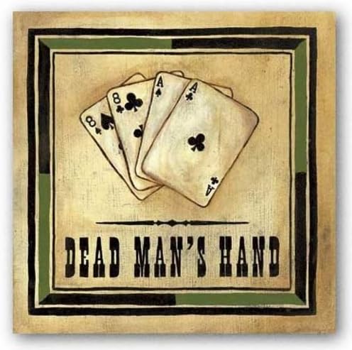 Dead Man's Hand by Jocelyne Anderson-Tapp Art Print Poster