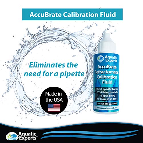 AccuBrate Refractometer Salinity Calibration Fluid 60 ml Solution to