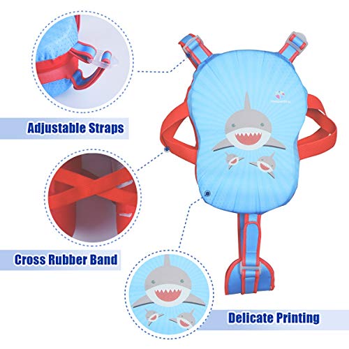 Megartico Kids' Swim Vest Swim Trainer Girls Buoyancy Swimwear Adjustable Safety Strap Boys Removable Swim Chest Float Aid Toddler