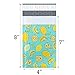 UCGOU Bubble Mailers 4x8 Inch Lemon Designer 50 Pack Poly Padded Envelopes Small Business Mailing Packaging Self Seal Waterproof Boutique Mail Shipping Bags for Jewelry Makeup Supplies #000