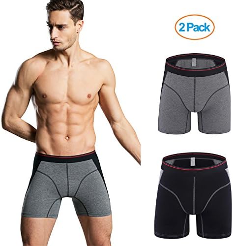 Fedpop Men's Boxer Briefs Cool Underwear Stretch Underpant