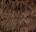 Faux Fur Fabric Long Pile Monkey Shaggy Brown / 60