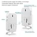 BIBENE Wireless Infrared Welcome Doorbell Chime Kit 1 Receiver,1 PIR Motion Sensor Alert Detect Security Alarm Greeting Warning Entry for Shop Store